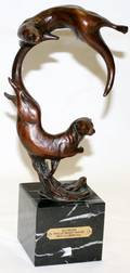 102237 KENT ULLBERG BRONZE SCULPTURE H84 W54