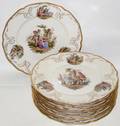 101392 ROSENTHAL PORCELAIN PLATES WCOURTING SCENES