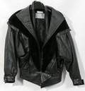 101379 FINNISH DYED MINK  LEATHER JACKET L245