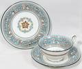 101388 WEDGWOOD PORCELAIN FLORENTINE CUPS SAUCERS 