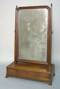 Rare Philadelphia Queen Anne mahogany shaving mirror ca 1760