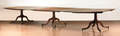 George III mahogany triple pedestal dining table ca 1770