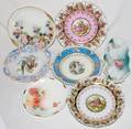 121444 CONTINENTAL PORCELAIN DISH COMPOTE  PLATES