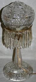 110360 CUT GLASS TABLE LAMP H16 DIA6