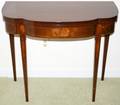 101478 MAHOGANY HINGED CONSOLE TABLE C1940 H29
