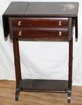 101472 MAHOGANY SEWING STAND C1930 AS IS CONDITION