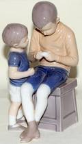 101458 BING  GRONDAHL FIGURAL GROUP OF TWO BOYS