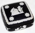 121475 WEDGWOOD BLACK JASPER BOX W4