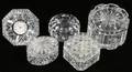 121467 WATERFORD CRYSTAL CLOCK PAPERWEIGHT  BOXES