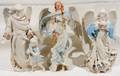 121459 LENOX PORCELAIN FIGURES OF ANGELS H8595