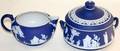 121476 WEDGWOOD JASPERWARE CREAM PITCHER  SUGAR