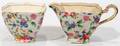 120405 ENGLAND OLD COTTAGE CHINTZ CREAMER  SUGAR