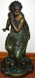 113300 HENRY TIENNE DUMAIGE BRONZE SCULPTURE 1874