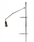 Chrome Easel Lamp After Angelo Lelli Arredoluce
