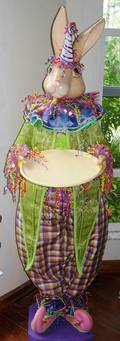 113285 DECORATIVE RABBIT SERVER H61