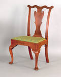 Delaware Valley Queen Anne walnut dining chair ca 1760