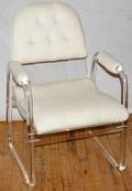 102350 CONTEMPORARY ACRYLIC FRAME OPEN ARMCHAIR
