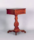 Pennsylvania walnut one drawer inlaid stand