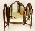 Walnut Trifold Dressing Mirror