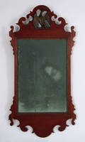 Chippendale mahogany looking glass ca 1800