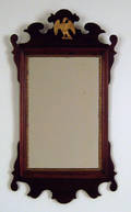 Chippendale mahogany looking glass ca 1800