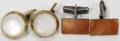 121533 MEXICAN SILVER CUFFLINKS TWO PAIRS