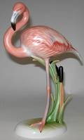 113670 HEREND KINGDOM CLASSIC PORCELAIN FLAMINGO