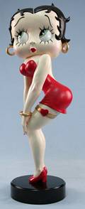 113668 CONNOISSEUR PORCELAIN BETTY BOOP RED HOT