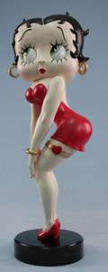 113667 CONNOISSEUR PORCELAIN BETTY BOOP RED HOT