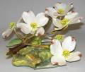 113638 CONNOISSEUR CHINA FLOWER DOGWOOD H7 W8