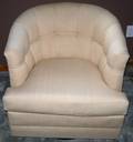 113313 UPHOLSTERED BARRELBACK CHAIR
