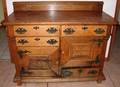 113303 AMERICAN OAK SIDEBOARD C1890H41 W515 D24