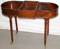 112438 MAHOGANY PLANTER TABLE C1920 H25 L34 D15