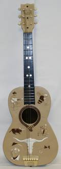 110451 EMENEE CELLULOID GENE AUTRY TOY GUITAR L315