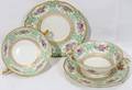 101556 KRAUTHEIM PORCELAIN CREAM SOUP BOWLS SAUCERS