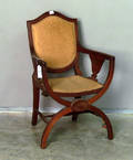 Regency style mahogany cerule chair
