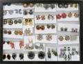 120490 COSTUME JEWELRY CLIP BACK EARRINGS 142 PCS