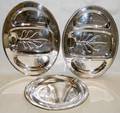 112489 SILVER PLATE TRAYS THREE