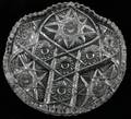 101589 CUT GLASS DISH H3 DIA10