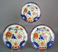 Three Gaudy Dutch plates19th c