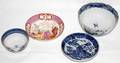121588 ENGLISH ANTIQUE CHINA GROUPING FOUR PIECES