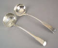 New York silver ladle ca 1830