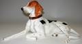 113725 BOEHM PORCELAIN RECLINING FOXHOUND C1950 W13