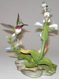 113409 BOEHM BISQUE CALLIOPE HUMMINGBIRD H10 W6