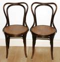 112500 BENTWOOD SIDE CHAIRS C1900 PAIR
