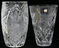 111659 CUT GLASS VASES MIDLATE 20TH C H73  8