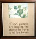 110535 WWI ERA PHOTO PRINT ADVERTISING FOR KODAK