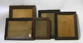 Five painted frames