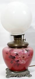102473 PAINTED OIL LAMP C18801900 H225 OVERALL