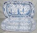 101628 PORTUGUESE POTTERY PLATTERS C1960 W14 L22